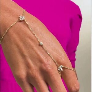 Melinda Maria hand jewelry OMG Its So cute silver NEW